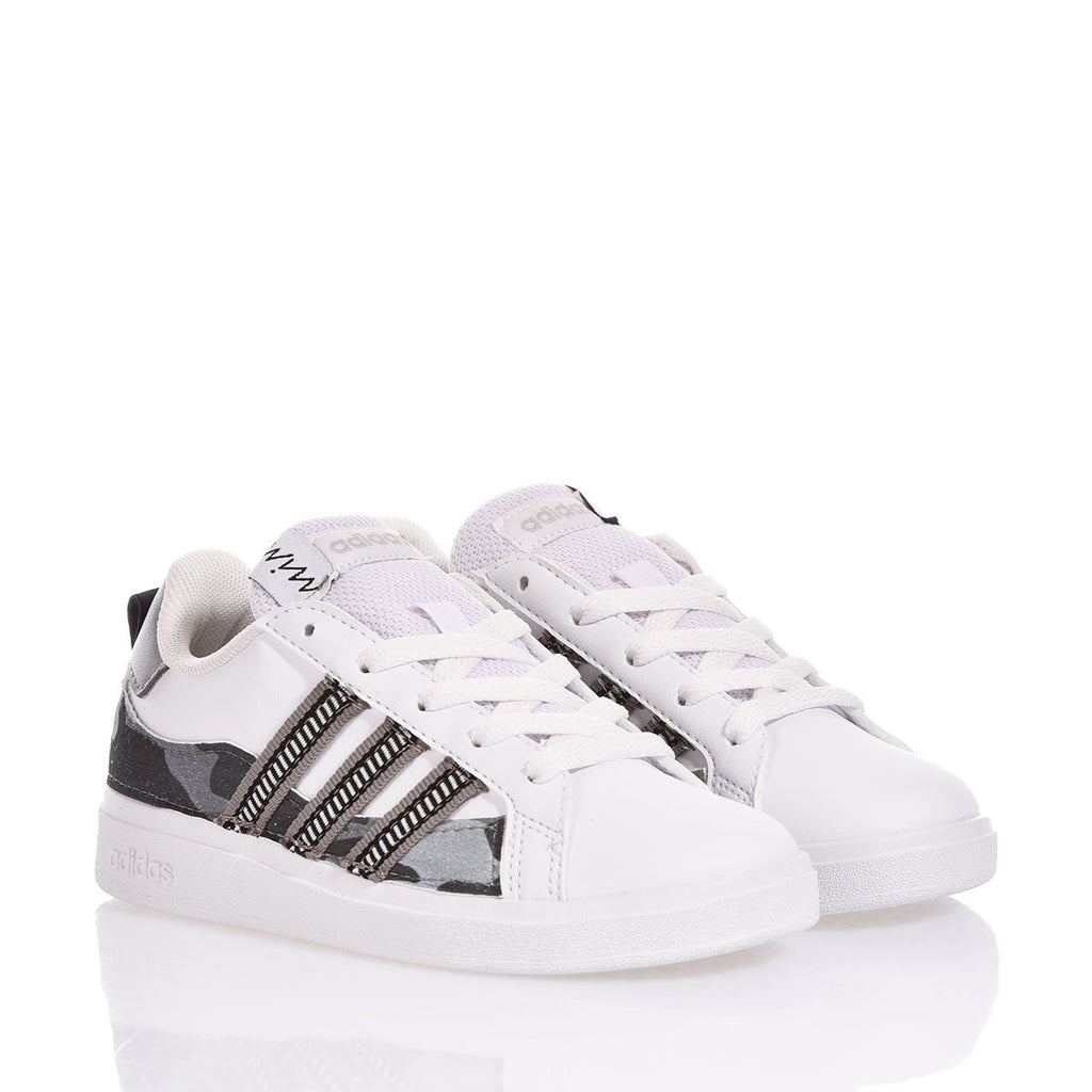 Adidas Junior Grey Camo