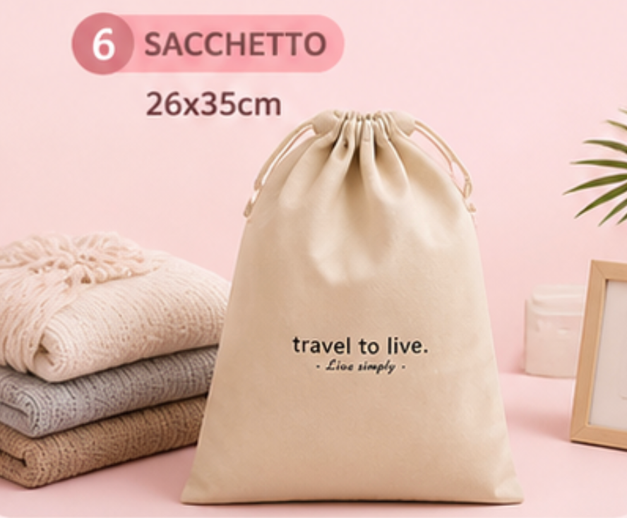 Organizzatori per Valigia - 7 pezzi
