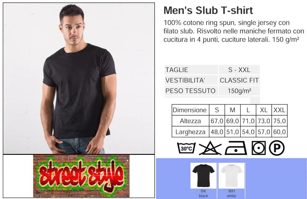 Dj Monkey Art - T-shirt Uomo 100% Cotone Eco